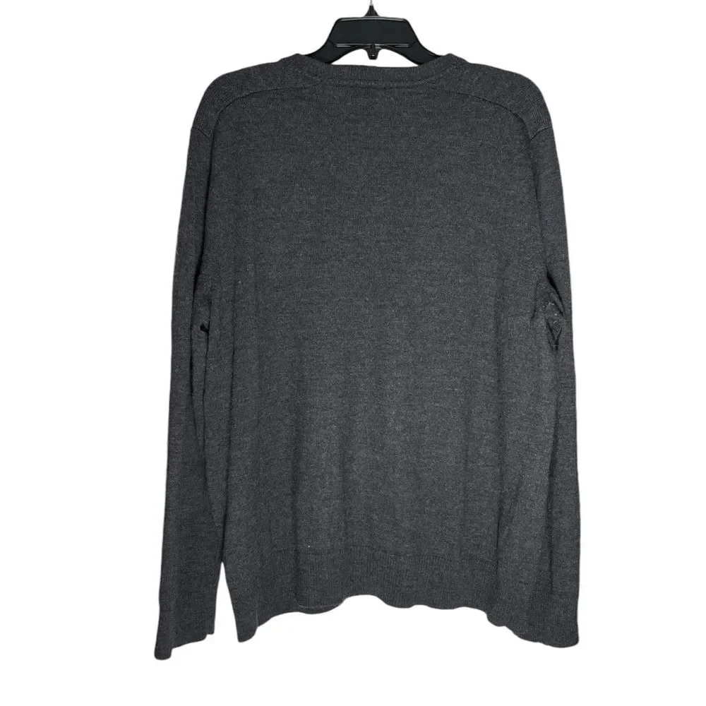 Banana Republic Extra Fine Merino Wool Sweater men’s size XL preppy